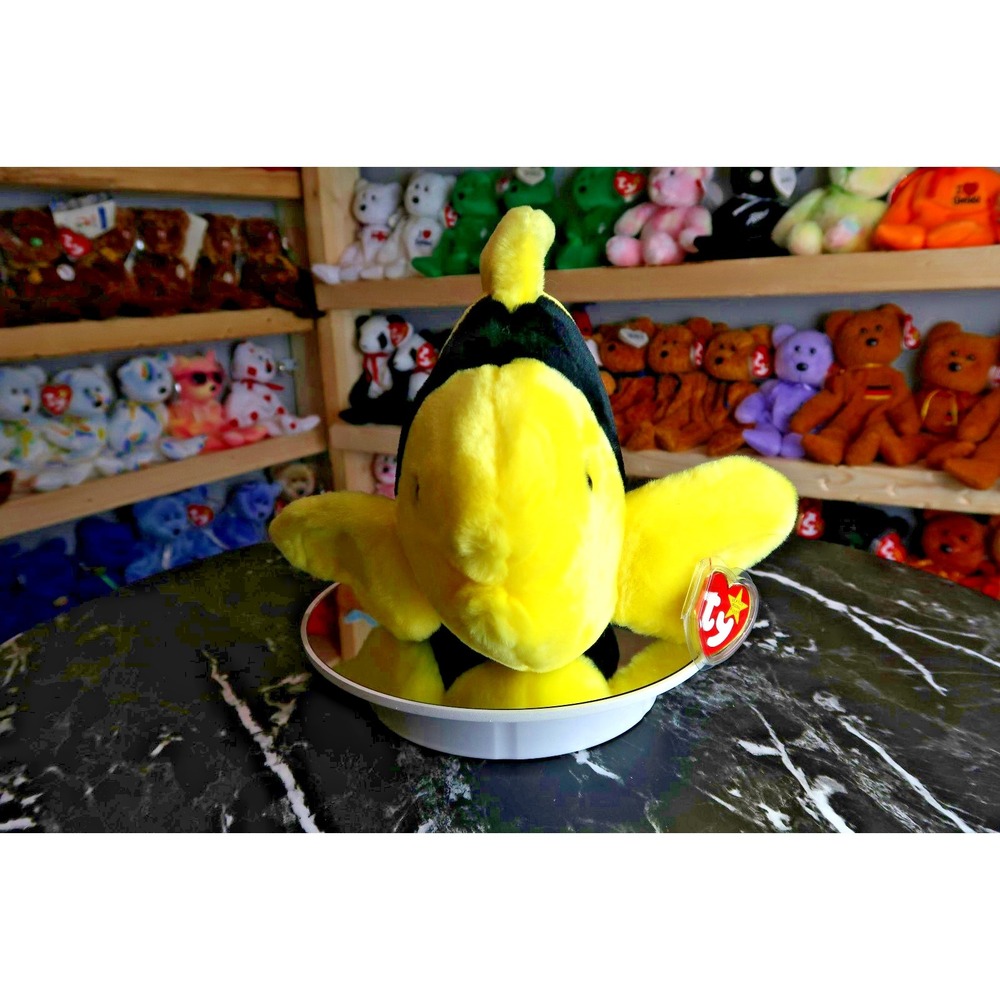 TY Beanie Buddy - Bubbles the Fish | MWMT | Vintage | Rare